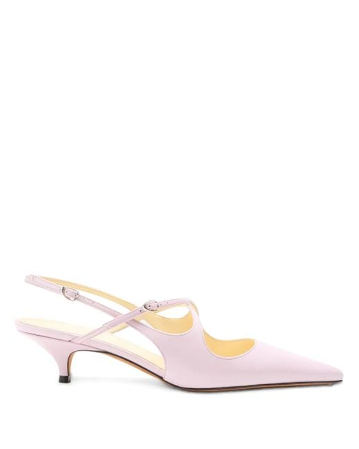 Proenza Schouler Pink 40Mm Slash Pumps