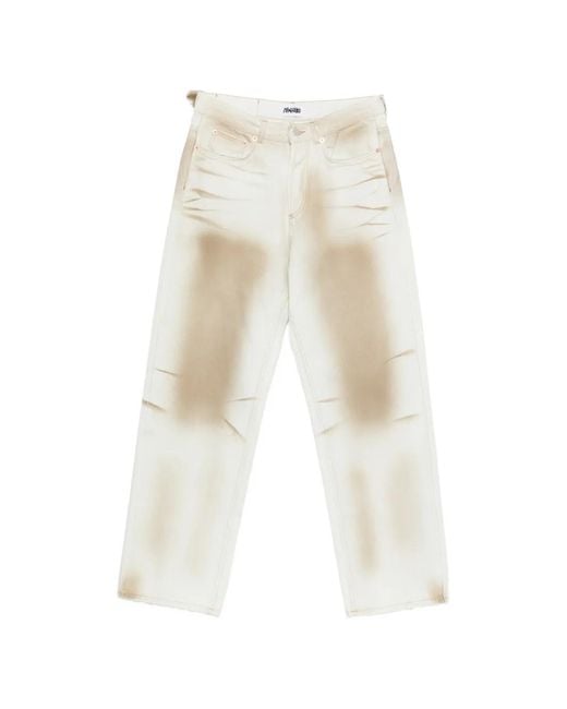 Magliano White Flattone Faded-Effect Jeans for men