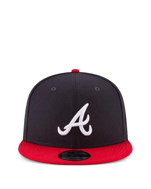 KTZ Red Mlb New Era Atlanta Braves Hat for men