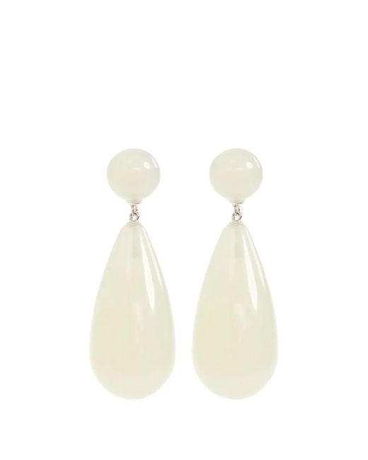 LIE STUDIO White Lola Earrings