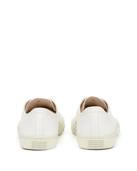 Maison Margiela White Low Top Tabi Sneakers