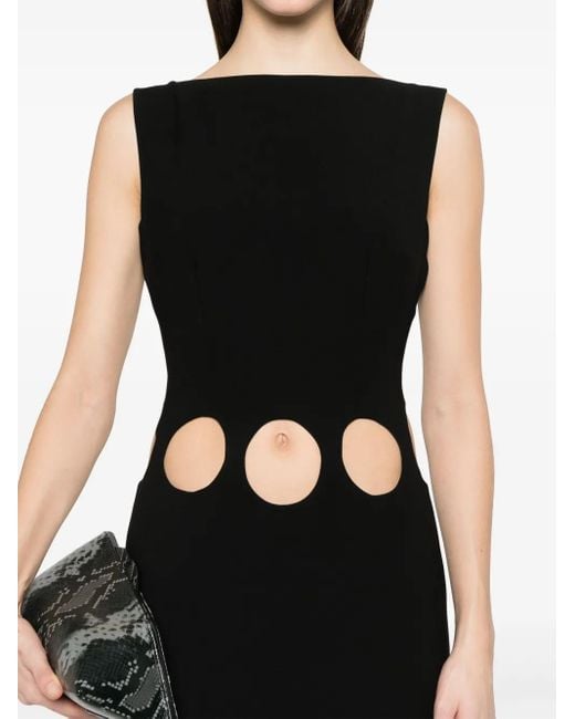 Monot Black Cut-Out Gown