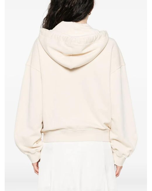 Pinko Natural Zip-Up Hoodie
