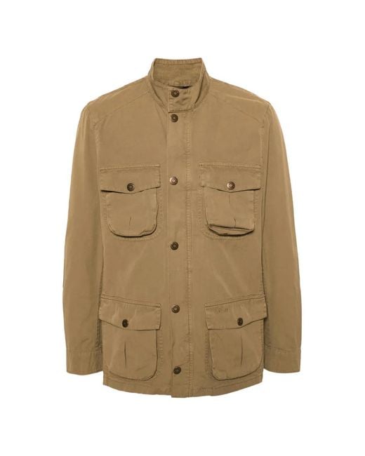 Barbour Natural Corbridge Buttoned Jacket for men
