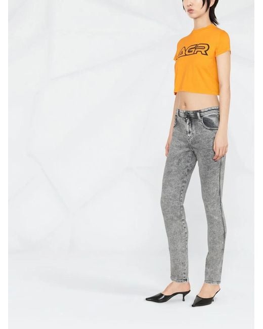 DIESEL Gray 2015 Babhila 09D89 Skinny Jeans