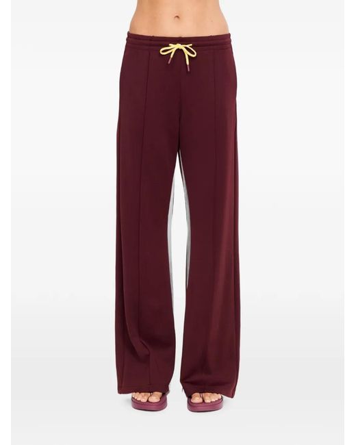 The Upside Red Marnie Wide-Leg Track Pants