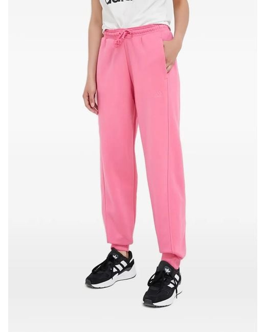 Adidas Pink Embroidered Trousers