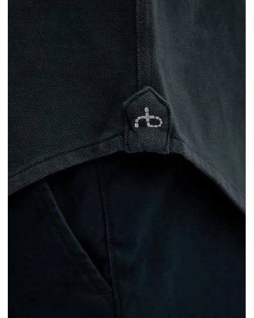 Rag & Bone Black Tomlin Long-Sleeve Shirt for men