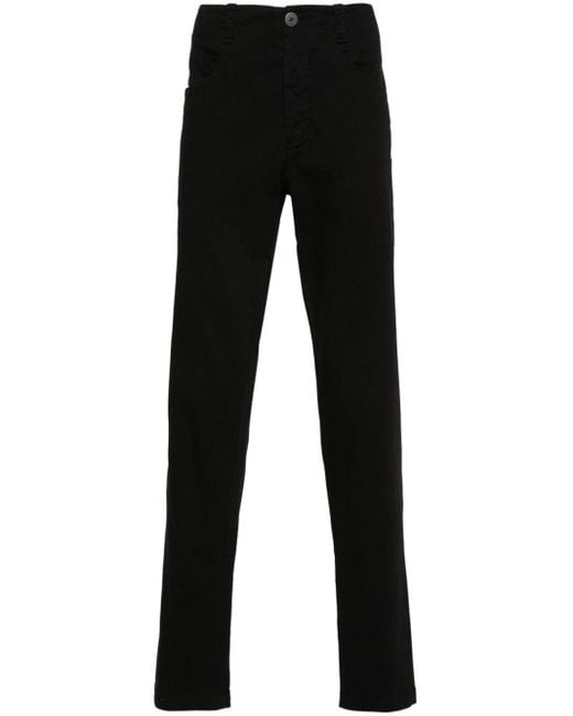 Pantalones con corte slim Transit de hombre de color Black