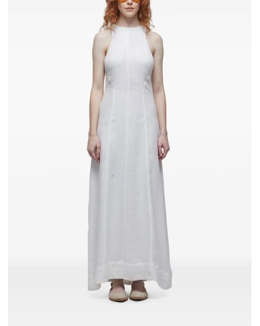 Osklen White Linen Dress