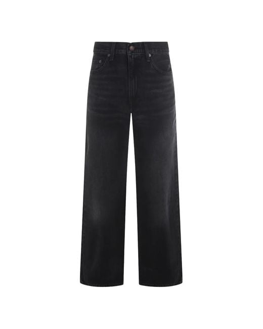 Jean À Coupe Ample Levi's en coloris Black