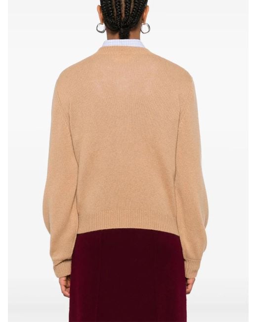 Pull En Cachemire Marni en coloris Natural