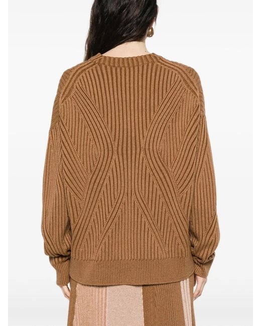 Pull Côtelé Bompard en coloris Brown