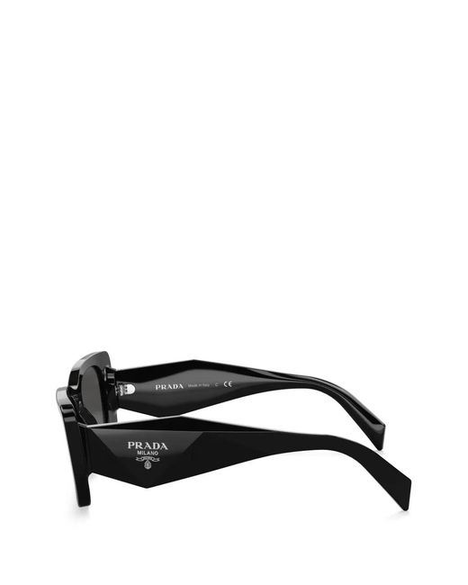 Prada Black Butterfly-Frame Sunglasses