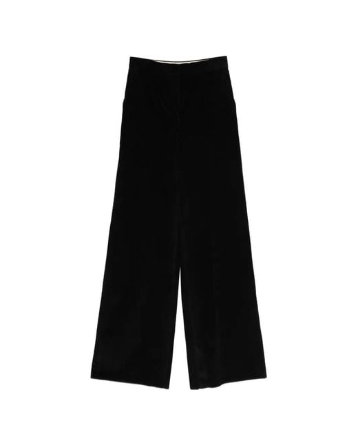 Max Mara Black Faretra Corduroy Trousers