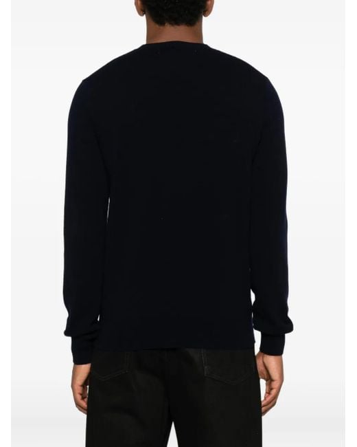 COMME DES GARÇONS PLAY Black Heart-Emblem V-Neck Sweater