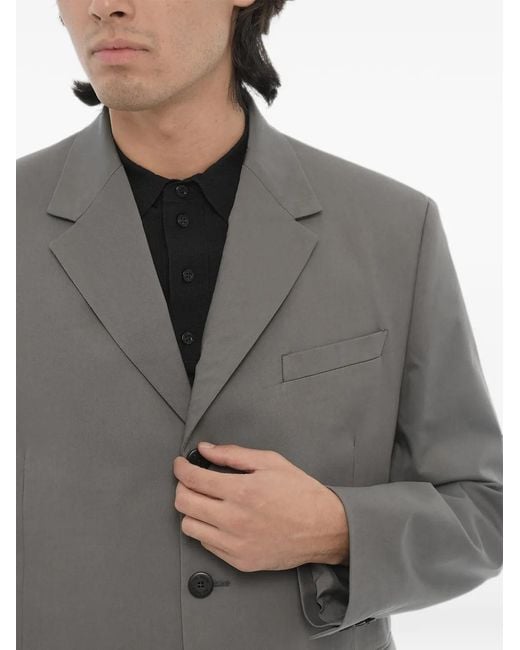 Neil Barrett Gray Single-Breasted Suit for men