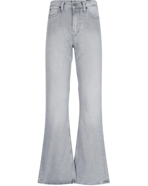 Calvin Klein Gray Logo-Patch Jeans