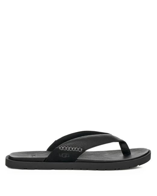 Ugg Black Seaside Ii Flip-Flops for men