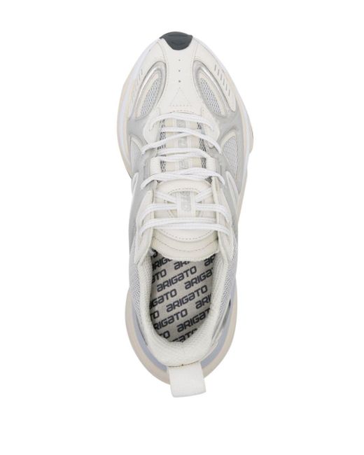 Axel Arigato White Satellite Runner Panelled Sneakers for men