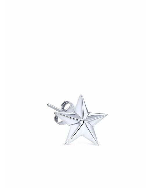 True Rocks White Star Stud Earring