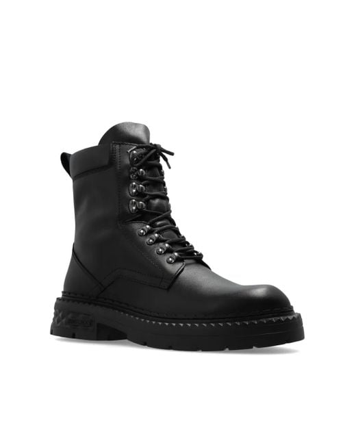 Jimmy Choo Black Marlow Boots for men