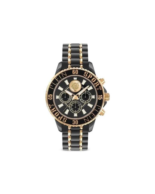 Glam Chrono 44Mm di Philipp Plein in Black da Uomo