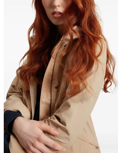 Parka Con Capucha Woolrich de color Natural