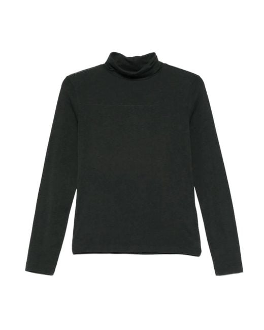 Marc O' Polo Black Turtleneck Long-Sleeve Top