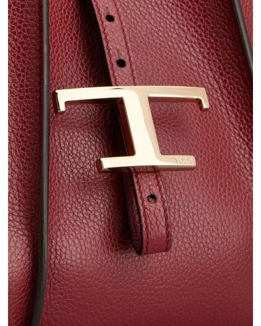 Tod's Red Mini-Tasche Aus Leder