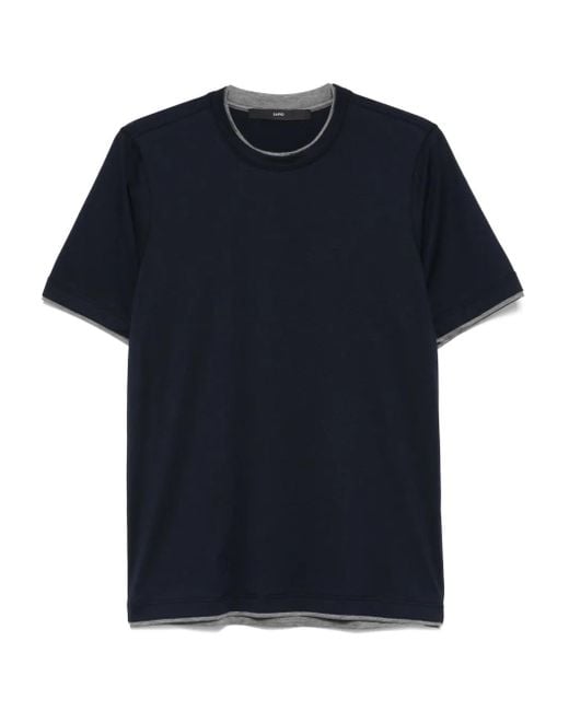 メンズ SAPIO コットン Tシャツ Blue