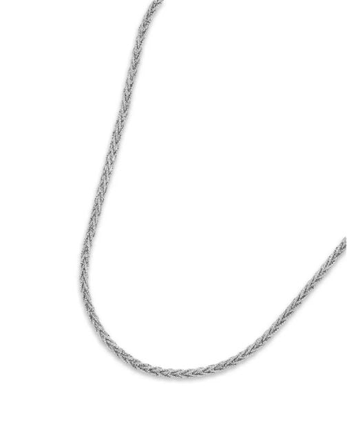 Desmo Metallic Interlace Necklace