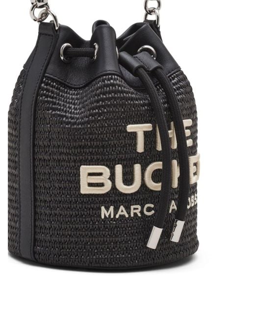 Marc Jacobs Black The Woven Bucket Bag