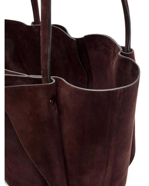 Gabriela Hearst Purple Marija Suede Tote Bag