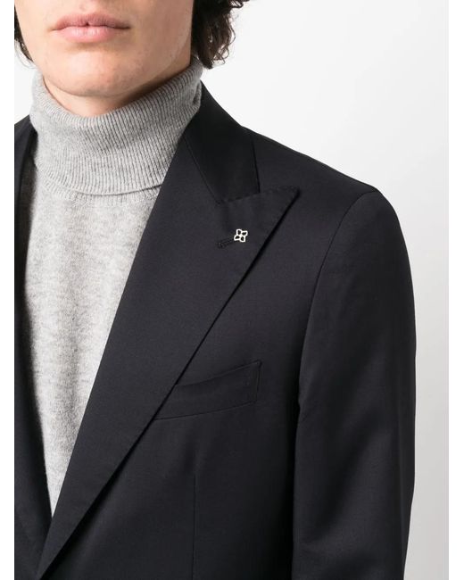 Tagliatore Blue Single-Breasted Suit for men
