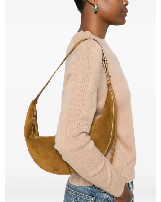 Twinset Natural Long-Sleeve Ribbed-Cuff Sweater