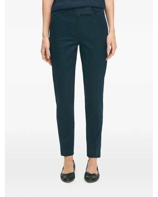 Brooks Brothers Blue Belt-Loops Tailored Trousers
