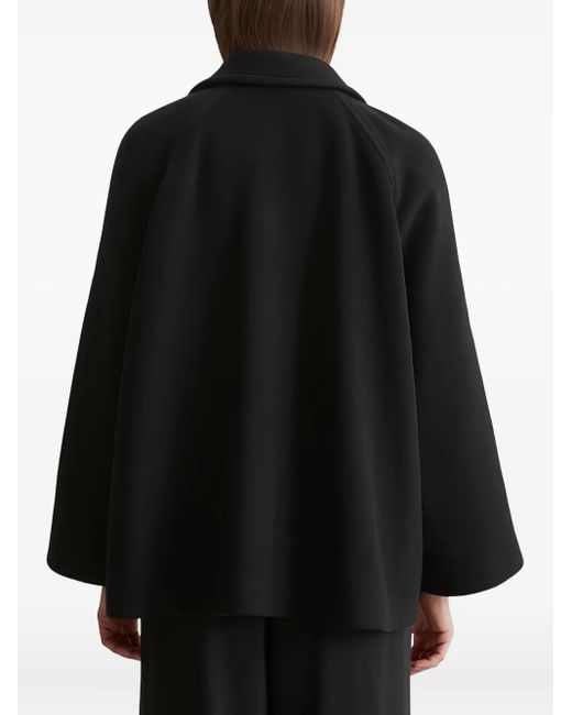 Marc O' Polo Black Double-Breasted Coat