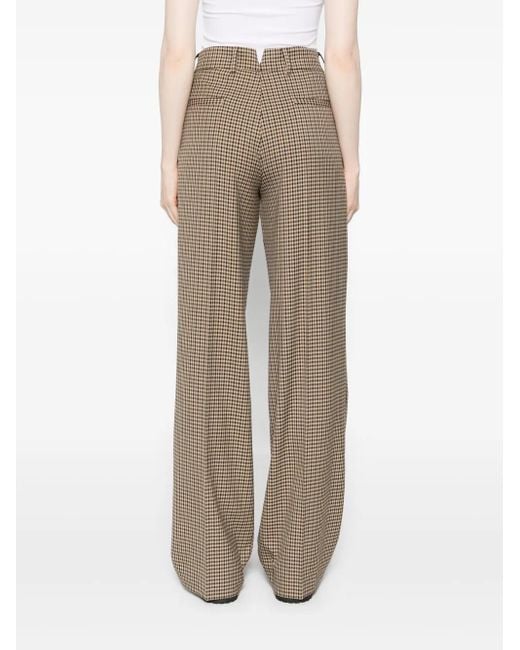 Aniye By Check-print Trousers Gray