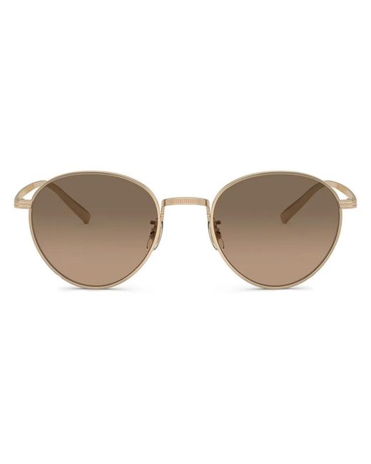 Oliver Peoples Brown Rhydian Sunglasses