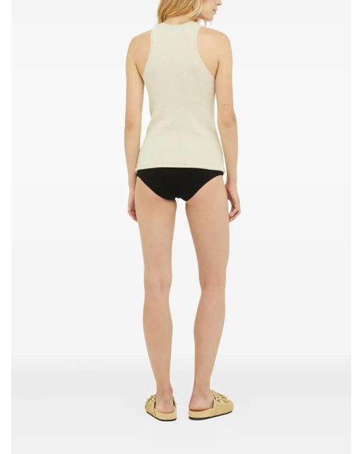 Alanui Natural Ribbed Finest Tank Top