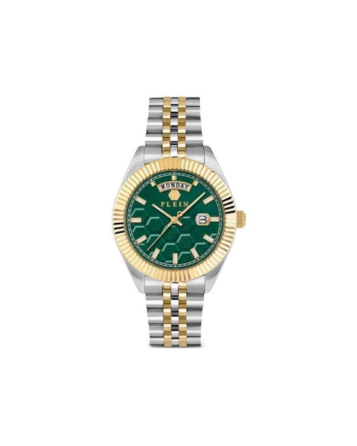 Orologio Date Superlative Gent 42Mm di Philipp Plein in Green da Uomo