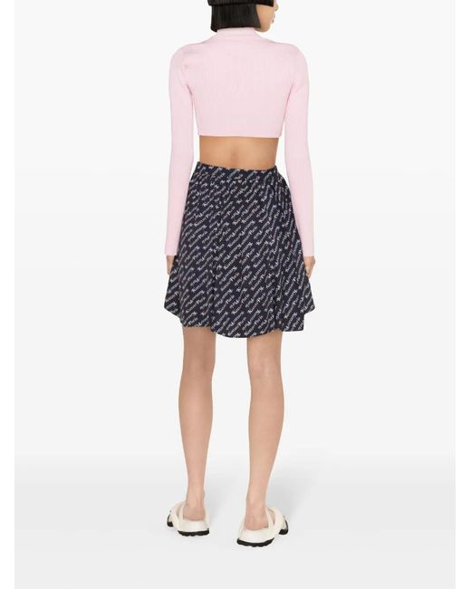 KENZO Blue X Verdy Flared Miniskirt