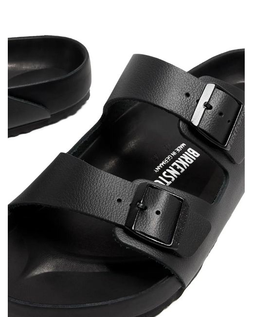 Birkenstock Black Arizona Eva Double-Buckle Slides for men