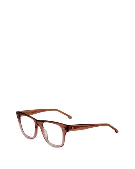 Carrera White Square-Frame Glasses