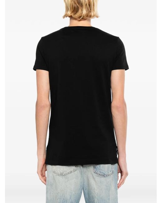 Vivienne Westwood Black T-Shirt Swirl Peru for men
