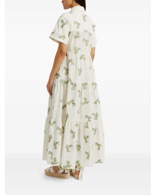 Erdem ショートスリーブ シャツドレス White