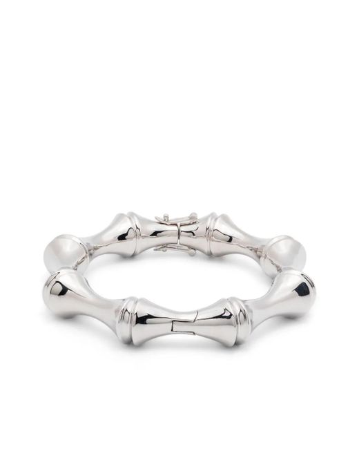 Eddie Borgo Large Bambu Bracelet White