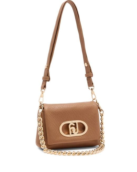 Liu Jo Brown Small Lapuffy Crossbody Bag