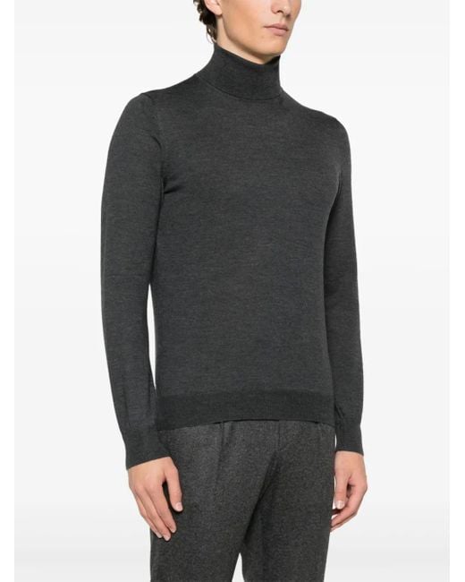 Tagliatore Black Sweaters Anthracite for men